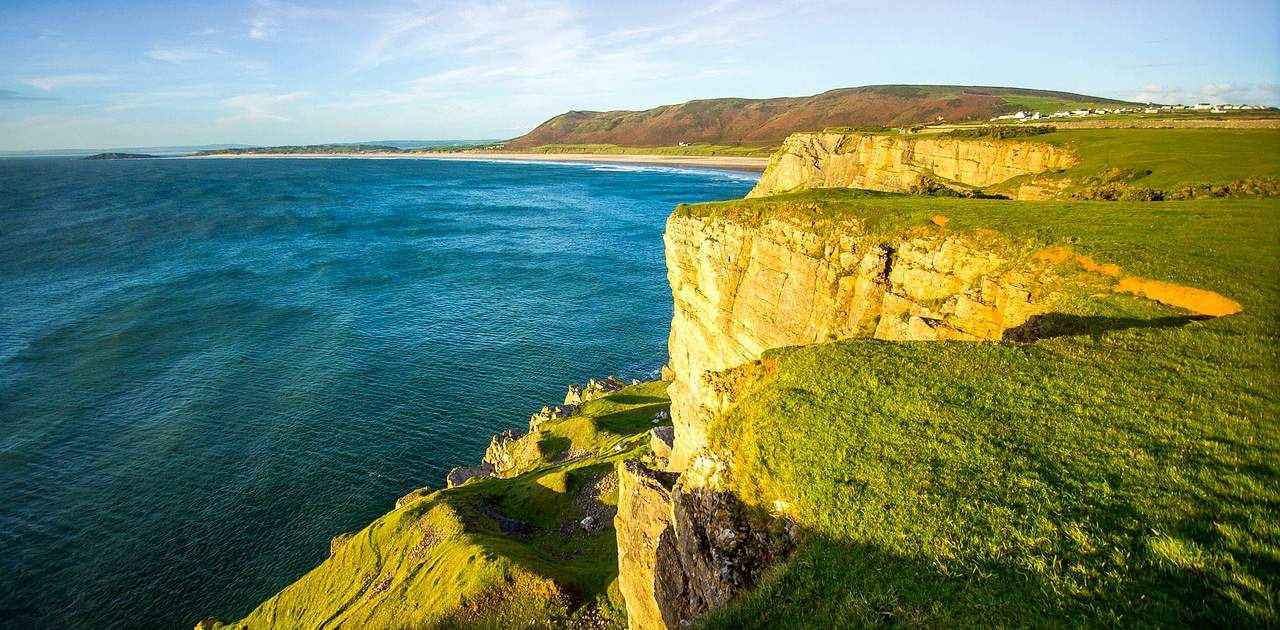 Spektakuläre Küste in Wales
