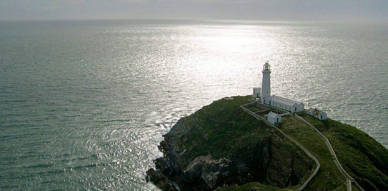 South Stack Leuchtturm auf Holy Island